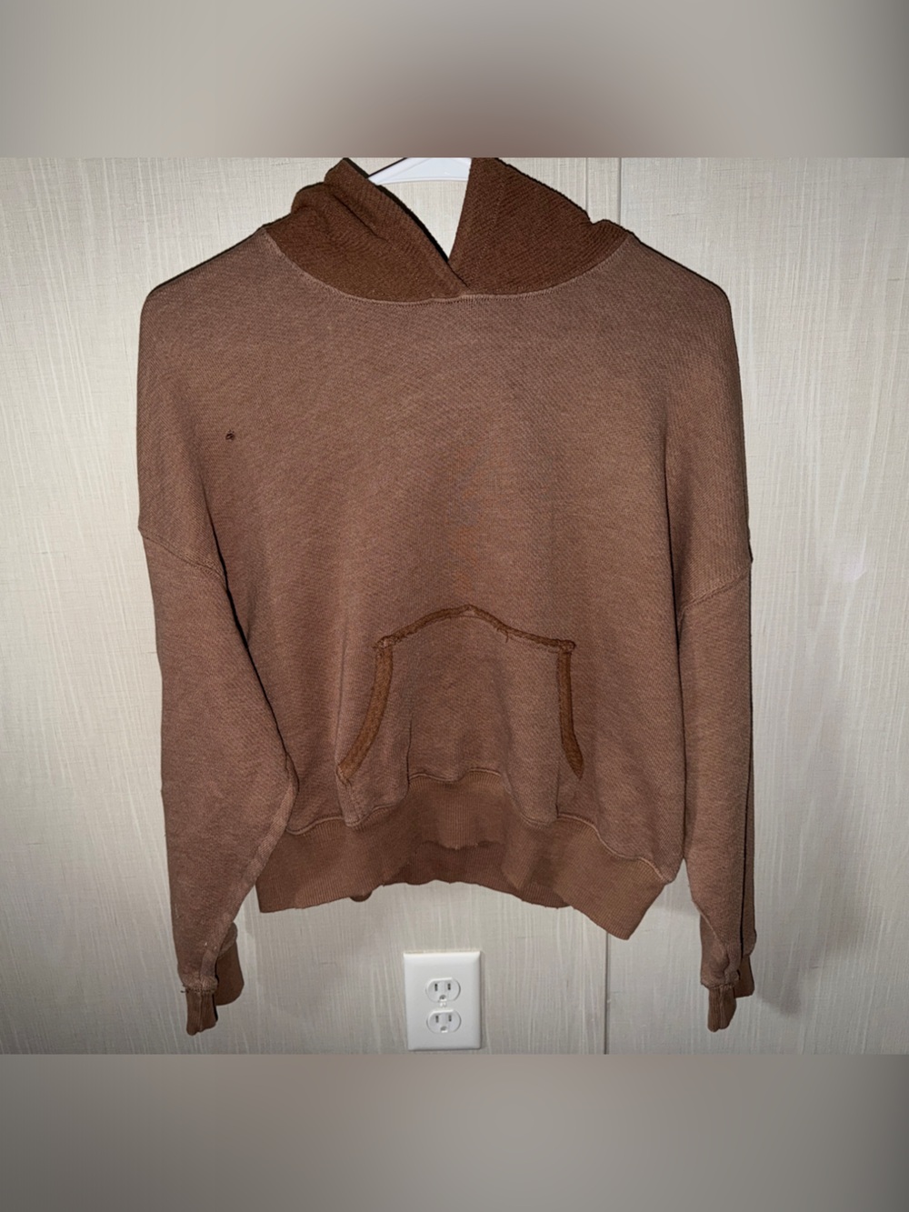 American Eagle Outfitters Brown Cowl Neck Pullover Sweater